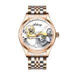 Men’s Automatic Mechanical Watch – Creative Skeleton Dial, 30M Waterproof Sports Wristwatch with Luminous Hands & Silicone Band - Image 2