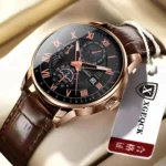 2024 Men Watch Fashion Top Luxury Sport Men's Wristwatch Waterproof Luminous Leather Date Quartz Watches Man clock - Image 10