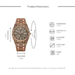 New Hot Watches Fashion Men Stainless Steel Watch Luxury Calendar Quartz Wristwatch Business Watches Man Clock Relogio Masculino - Image 6