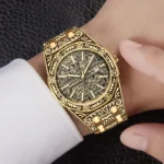 New Hot Watches Fashion Men Stainless Steel Watch Luxury Calendar Quartz Wristwatch Business Watches Man Clock Relogio Masculino - Image 3
