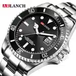 Business Stainless Steel Watch 40mm Classic Red Blue Circle Diving Series Magnifying Glass Calendar Quartz Watches montre homme - Image 7