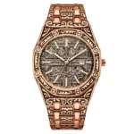 New Hot Watches Fashion Men Stainless Steel Watch Luxury Calendar Quartz Wristwatch Business Watches Man Clock Relogio Masculino - Image 2