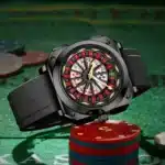 Creative Men Watch Fashion Roulette Original Quartz Movement Silicone Red Black Sports Square Rotating Night Light Watch for Men - Image 3