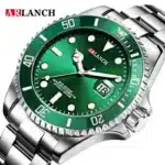 Business Stainless Steel Watch 40mm Classic Red Blue Circle Diving Series Magnifying Glass Calendar Quartz Watches montre homme - Image 8