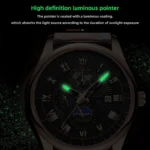 2024 Men Watch Fashion Top Luxury Sport Men's Wristwatch Waterproof Luminous Leather Date Quartz Watches Man clock - Image 4