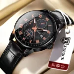 2024 Men Watch Fashion Top Luxury Sport Men's Wristwatch Waterproof Luminous Leather Date Quartz Watches Man clock - Image 7