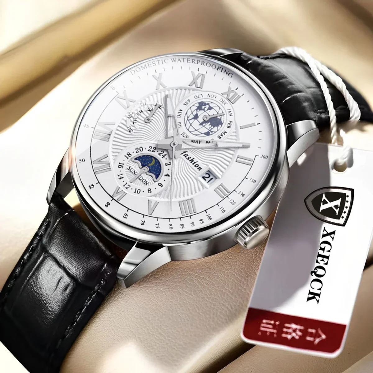 2024 Men Watch Fashion Top Luxury Sport Men's Wristwatch Waterproof Luminous Leather Date Quartz Watches Man clock - Image 11