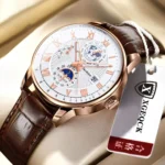 2024 Men Watch Fashion Top Luxury Sport Men's Wristwatch Waterproof Luminous Leather Date Quartz Watches Man clock - Image 8