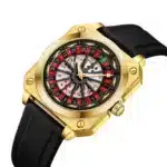 Creative Men Watch Fashion Roulette Original Quartz Movement Silicone Red Black Sports Square Rotating Night Light Watch for Men - Image 11