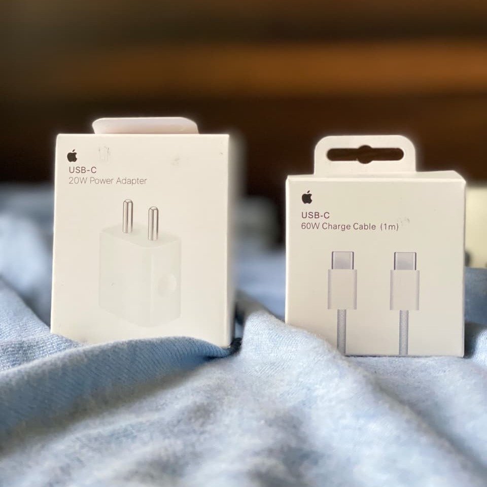 Apple 20W Fast Charger Combo | USB-C Adapter with Charging Cable Apple 20W Fast Charger Combo | USB-C Adapter with Charging Cable