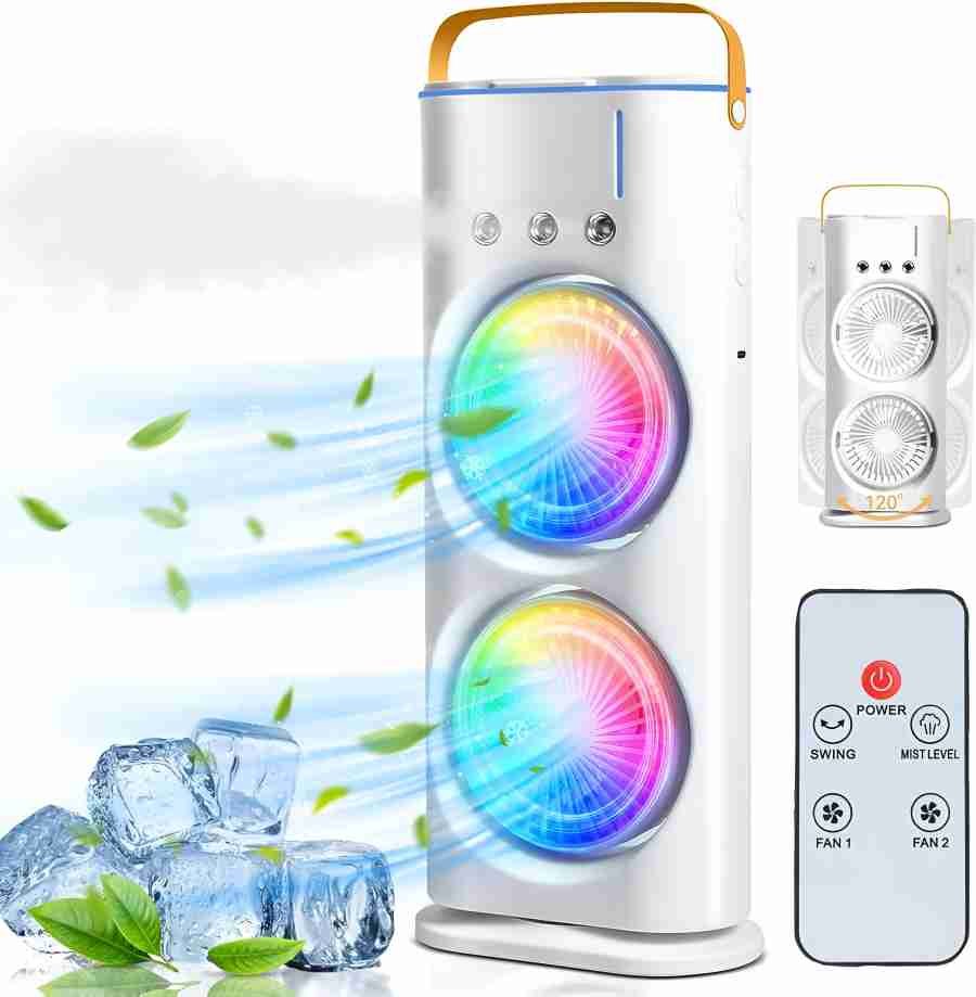 Portable Dual Fan Rechargeable Air Cooler Portable Dual Fan Rechargeable Air Cooler