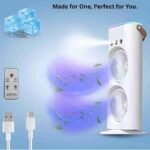 Portable Dual Fan Rechargeable Air Cooler - Image 3