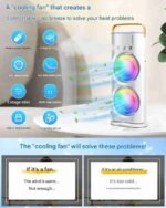 Portable Dual Fan Rechargeable Air Cooler - Image 5