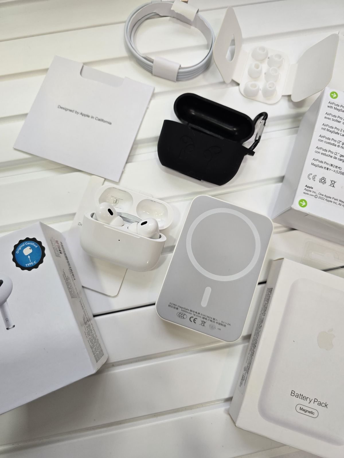 AirPods Pro 2 ANC & MagSafe Power Bank Combo | Wireless Earbuds AirPods Pro 2 ANC & MagSafe Power Bank Combo | Wireless Earbuds