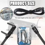 240W USB-C to USB-C Fast Charging Cable with Foldable Stand