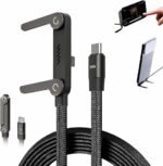240W USB-C to USB-C Fast Charging Cable with Foldable Stand
