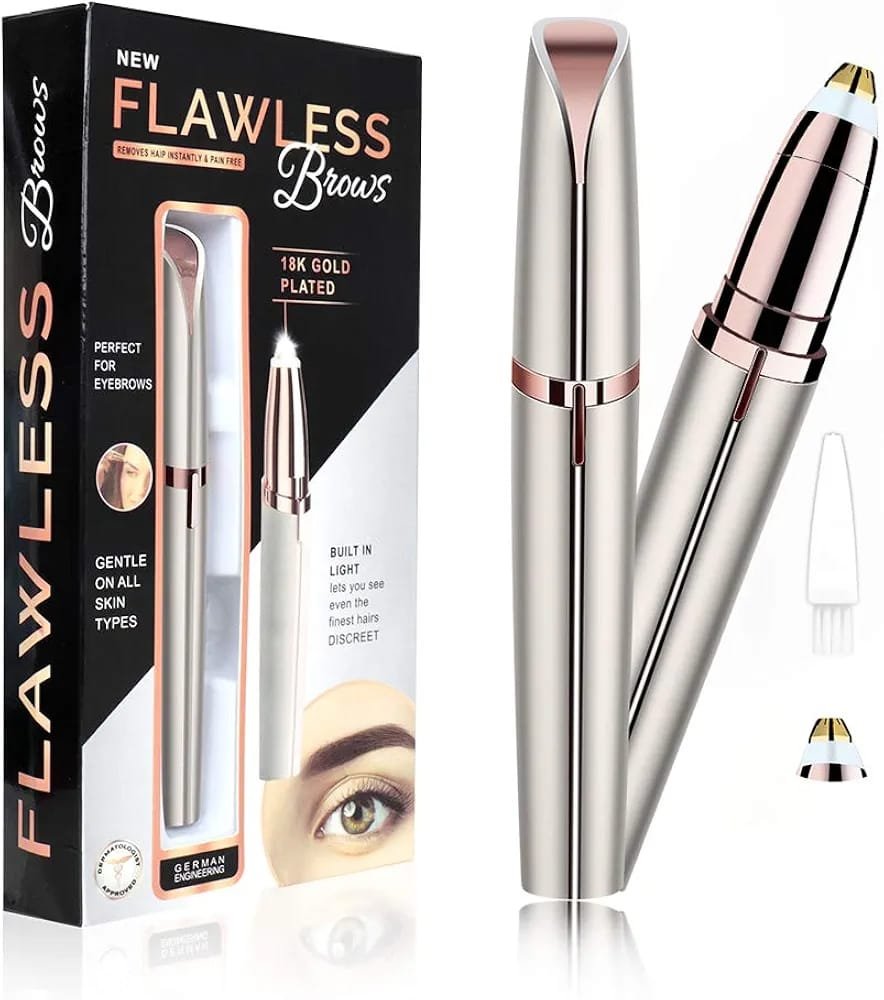 Flawless Eyebrow Trimmer Precision Facial Hair Remover Flawless Eyebrow Trimmer Precision Facial Hair Remover