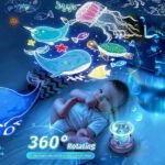 Rabbit Sky Projector Night Light for Kids