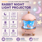 Rabbit Sky Projector Night Light for Kids