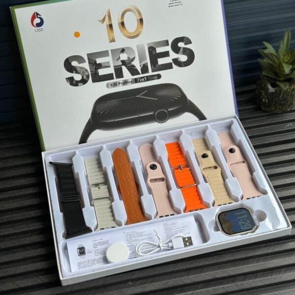 Series 10/11 Smartwatch with 7 Straps